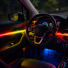 Load image into Gallery viewer, Oracle Lighting Dynamic Colorshift 18 Piece Universal Full LED Interior Dash Board Kit
