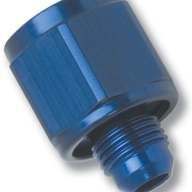 Russell Performance -8 AN Female to -6 AN to Male B-Nut Reducer (Blue) Russell
