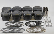 Mahle MS Piston Set BBC 460ci 4.280in Bore 4.00in Stroke 6.385in Rod .990 Pin 28cc 10.4 CR Set of 8 | 928914180