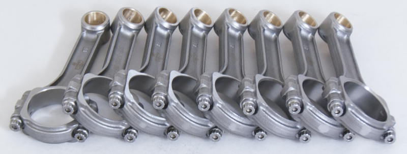 Eagle Chevrolet SB 5.700in 2.00in 5.700in 5140 Steel 3/8in Bolts I-Beam Connecting Rods - Set of 8 Eagle