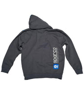 Load image into Gallery viewer, Sparco Sweatshirt Zip WWW Gry Xlrg
