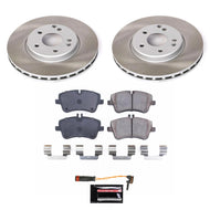 Power Stop 09-11 Mercedes-Benz SLK300 Front Semi-Coated Rotor Kit Brake Kits - Performance Blank PowerStop   