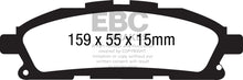 Load image into Gallery viewer, EBC 11+ Nissan Quest 3.5 Ultimax2 Front Brake Pads Brake Pads - OE EBC   
