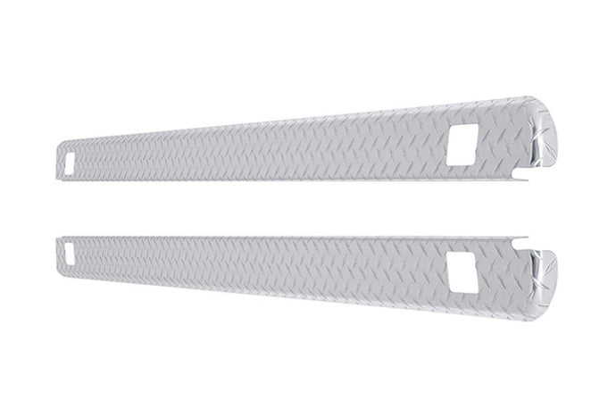 Deezee 09-19 Dodge/Ram Ram Bed Cap Wrap W/Stake Pockets Brite-Tread Aluminum 8Ft Bed Truck Bed Rail Protectors Dee Zee