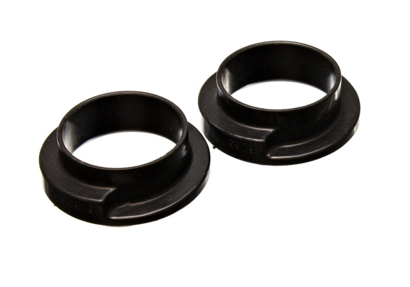 Energy Suspension Universal 2-3/16in ID 3in OD 1in H Black Coil Spring Isolators (2 per set) Bushing Kits Energy Suspension