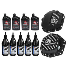 Load image into Gallery viewer, aFe Power Front/Rear Diff Cover Kit w/ Oil 17-22 Ford Diesel V8 (Dana Super 60 &amp; Dana M275-14)
