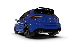 Rally Armor 2022 MK8 Volkswagen Golf GTI/R Black UR Mud Flap w/ Blue Logo Mud Flaps Rally Armor   