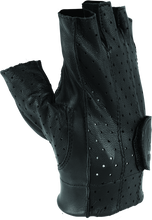 Load image into Gallery viewer, Kuryakyn Leather By River Road Tucson Shorty Gloves Black - Small Gloves Kuryakyn
