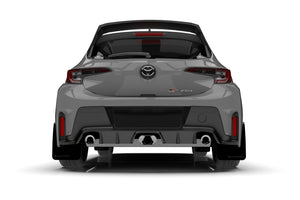 Rally Armor 2023 Toyota GR Corolla Black UR Mud Flap w/ White Logo Mud Flaps Rally Armor   