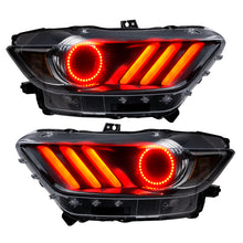 Load image into Gallery viewer, Oracle 15-17 Ford Mustang V6/GT/Shelby DRL  w/ Halo Kit - ColorSHIFT w/ BC1 Controller ORACLE Lighting
