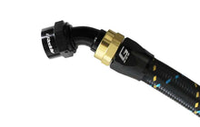 Load image into Gallery viewer, GReddy AN10 45 DEGREE HOSE END SWIVEL BLACK/GOLD ANODIZED | 12801045
