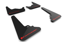 Load image into Gallery viewer, Rally Armor 21-24 Tesla Model S / S Plaid Black UR Mud Flap w/Red Logo Mud Flaps Rally Armor   
