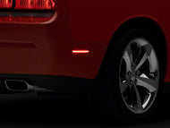 Raxiom 08-14 Dodge Challenger 11-14 Dodge Charger Axial Series LED Rear Side Marker Lights- Smoked Sidemarkers & Indicators Raxiom