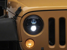Load image into Gallery viewer, Raxiom 07-18 Jeep Wrangler JK Axial Series DB1 LED Headlights- Black Housing- Clear Lens | J181074
