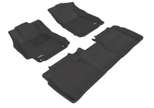 Load image into Gallery viewer, 3D MAXpider 2012-2014 Toyota Camry/Camry Hybrid Kagu 1st &amp; 2nd Row Floormats - Black | L1TY08601509
