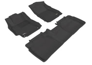 3D MAXpider 2012-2014 Toyota Camry/Camry Hybrid Kagu 1st & 2nd Row Floormats - Black | L1TY08601509
