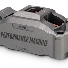 Load image into Gallery viewer, Performance Machine 125 x 4 Race Series Radial Mount Caliper with ARC - Left - Gunmetal Grey Performance Machine
