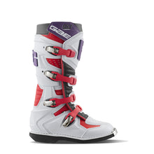 Load image into Gallery viewer, Gaerne GXJ Boot White/Red/Purple Size Youth - 6.5
