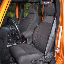 Load image into Gallery viewer, Rugged Ridge Seat Cover Kit Black 07-10 Jeep Wrangler JK 4dr Rugged Ridge
