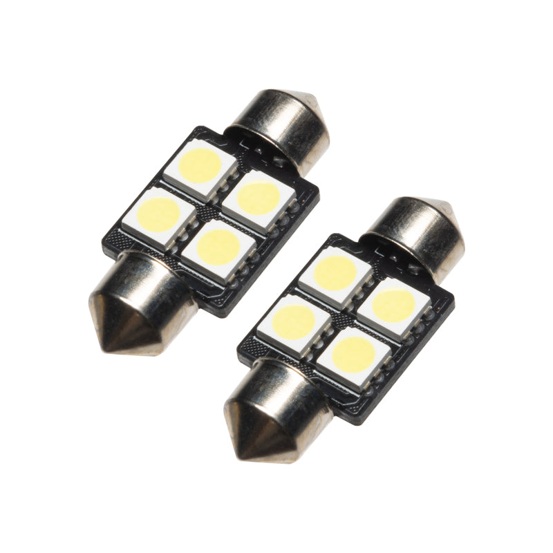 Oracle 33MM 4 LED 3-Chip Festoon Bulbs (Pair) - Cool White SEE WARRANTY Bulbs ORACLE Lighting