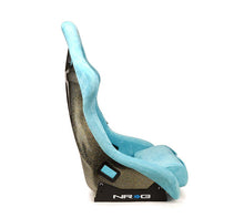 Load image into Gallery viewer, NRG FRP Bucket Seat ULTRA Edition W/ Grey Pearlized Back / Teal Microfiber Material - Large | FRP-302TL-ULTRA
