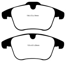 Load image into Gallery viewer, EBC 07-12 Land Rover LR2 3.2 Ultimax2 Front Brake Pads Brake Pads - OE EBC   
