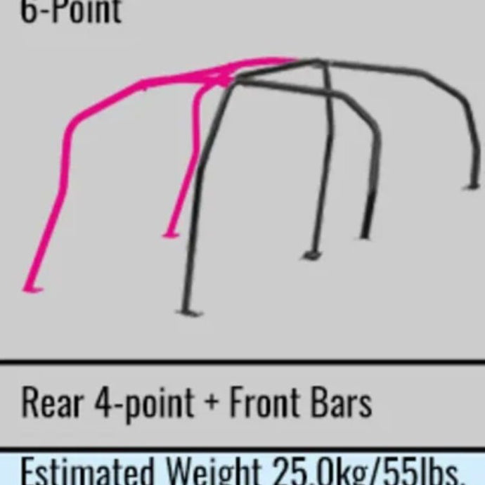Cusco Safety 21 4-Pssgr DASH-ESCAPE 6-PT Roll Cage Honda Civic Type R FD2 (S/O-No Cancel) Cusco
