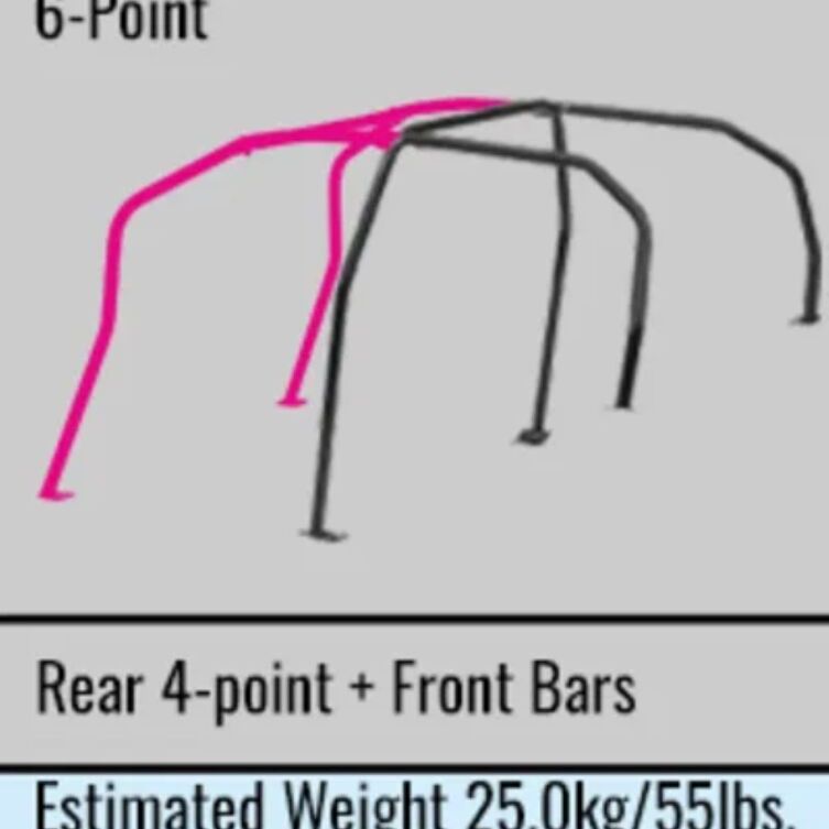Cusco Safety 21 4-Pssgr DASH-ESCAPE 6-PT Roll Cage Honda Civic Type R FD2 (S/O-No Cancel) Cusco