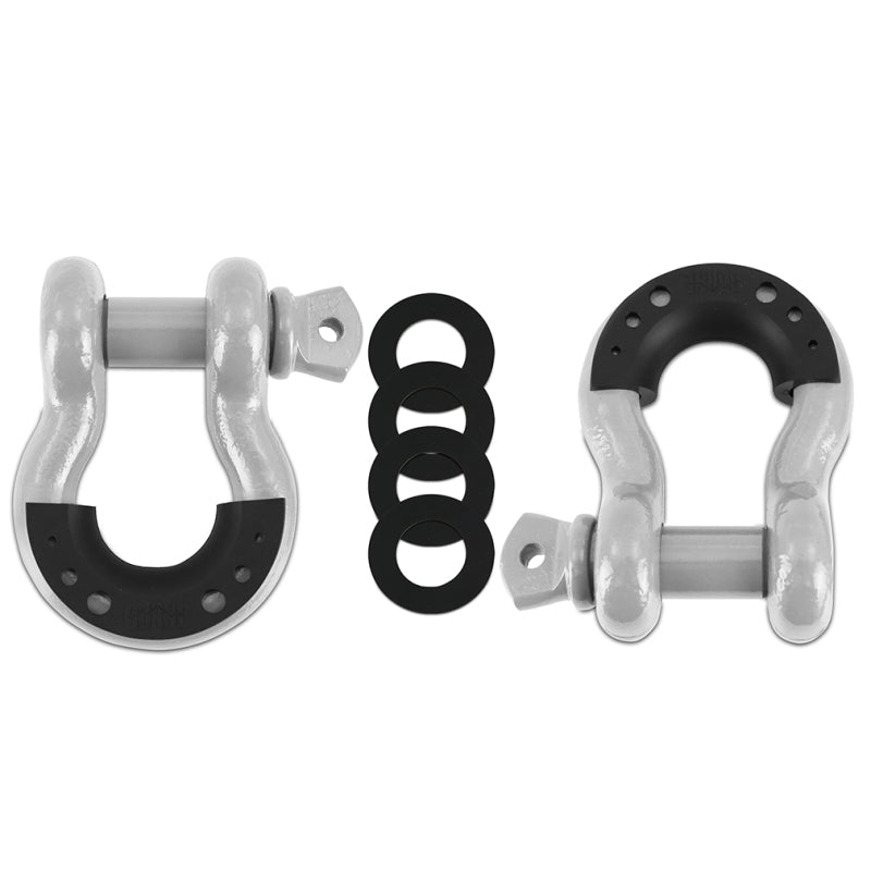 Borne Off-Road Borne D-Ring Shackle Set Grey Borne Off-Road