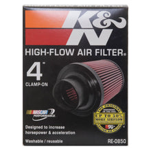 Load image into Gallery viewer, K&amp;N Universal Air Filter (4in. Flange / 6in. Base OD / 4-5/8in. Top OD / 6in. Height)
