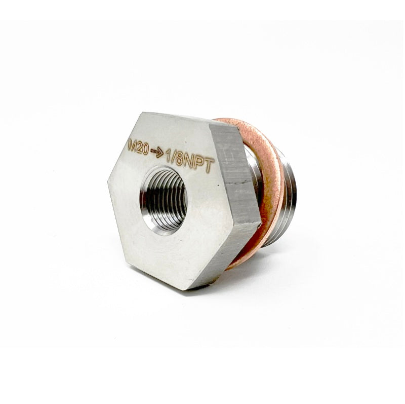 Torque Solution Subaru M20-1.5 to 1/8 NPT Sensor Adapter Plug Data Acquisition Torque Solution