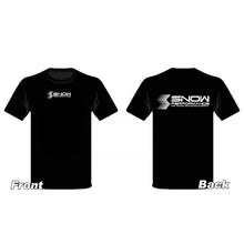 Load image into Gallery viewer, Snow Performance T-shirt Black w/White Logo - Small Snow Performance
