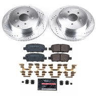 Power Stop 2009 Infiniti FX35 Rear Z23 Evolution Brake Kit Brake Kits - Performance D&S PowerStop   