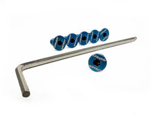 Load image into Gallery viewer, GReddy Steering Wheel Bolts - Burnt-Titanium Blue (Set of 6) | 16500104
