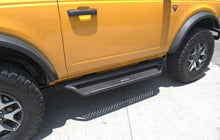 Load image into Gallery viewer, Go Rhino 2021+ Ford Bronco Dominator Extreme D1 Side Steps w/Brackets - Textured Black Side Steps Go Rhino
