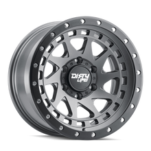 Load image into Gallery viewer, Dirty Life 9311 Enigma Pro 17x9/6x139.7 BP/-12mm Offset/106mm Hub Satin Graphite Wheel - Beadlock
