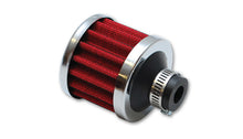 Load image into Gallery viewer, Vibrant Crankcase Breather Filter w/ Chrome Cap 1.25in 32mm Inlet ID Air Filters - Universal Fit Vibrant
