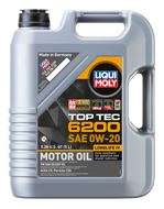 LIQUI MOLY 5L Top Tec 6200 Motor Oil SAE 0W20 - Comes in a Case of 4 Units | 20238