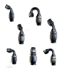 Load image into Gallery viewer, Fragola -8AN Race-Rite Reusable Ptfehose End 120 Degree Fragola
