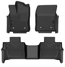 Load image into Gallery viewer, Husky Liners 23-24 Toyota Sequoia WeatherBeater Front &amp; Second Row Floor Liners - Black Husky Liners
