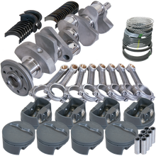 Load image into Gallery viewer, Eagle Chevy 350 3.500in Crank 6.000in I-Beam Rods -5cc Flat Top 4.030in Pistons Rotating Assembly Eagle
