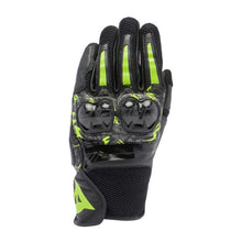 Load image into Gallery viewer, Dainese Gloves Dainese Mig 3 Unisex Leather Gloves Black/Anthracite/Yellow Fluorescent - Medium
