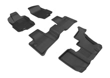 Load image into Gallery viewer, 3D MAXpider 2007-2012 Mercedes-Benz GL-Class X164 Kagu 1st &amp; 2nd &amp; 3rd Row Floormats - Black | L1MB01301509

