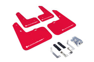 Rally Armor 12-18 Hyundai Veloster Red UR Mud Flap w/ White Logo Mud Flaps Rally Armor   