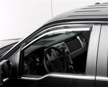 Load image into Gallery viewer, Putco 09-14 Ford F-150 Super Cab / Crew Cab- Fronts Only - Tape-On Element Chrome Window Visors Wind Deflectors Putco
