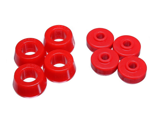 Energy Suspension 1996-2009 Toyota 4Runner Rear Shock Bushings (Red) Bushing Kits Energy Suspension