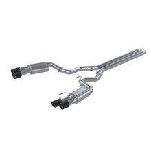 Load image into Gallery viewer, MBRP Exhaust S72053CF 3in. Cat-Back. Dual Rear Exit. Quad CF Tips. Street Version. T304 Exhaust System Kit MBRP Exhaust
