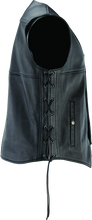 Load image into Gallery viewer, Kuryakyn Leather By River Road Old Skool Leather Vest Black - Large Vests Kuryakyn
