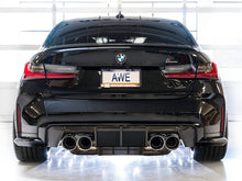 Load image into Gallery viewer, AWE SwitchPath Catback Exhaust for BMW G8X M3/M4 - Chrome Silver Tips Catback AWE Tuning
