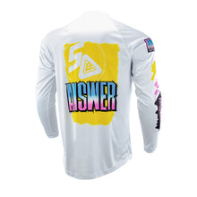 Load image into Gallery viewer, Answer 26 LE Syncron Artifacts Jersey 50 Years Neon Yellow/White/Blue Youth - Small
